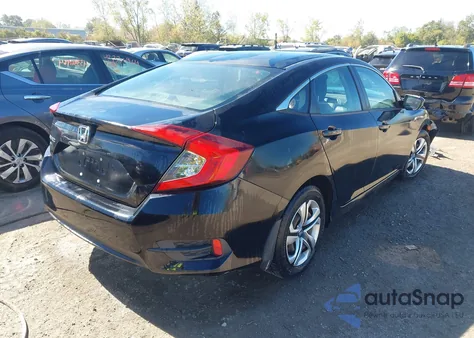 2017 Honda Civic Lx from USA, damaged, VIN 19XFC2F66HE054754